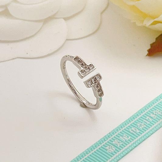 Tiffany & Co. Silver Brass Ring