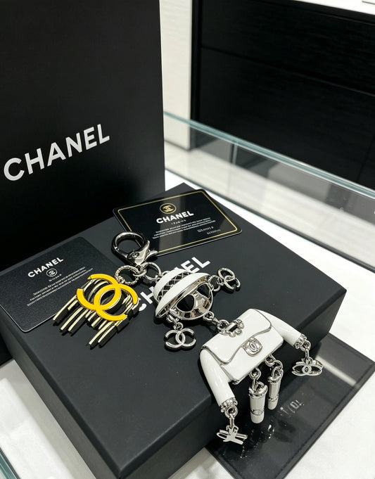 Chanel Vintage-Finish Keychain
