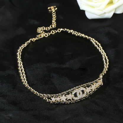 Chanel Brass Star Necklace