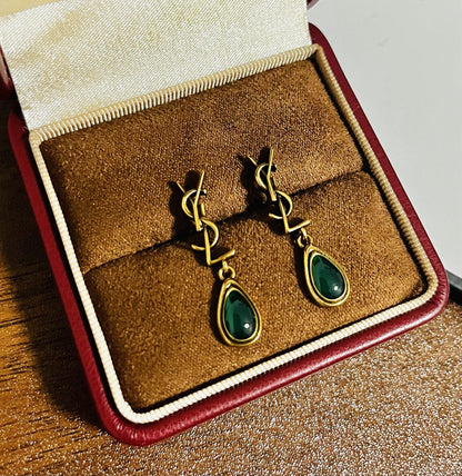 Saint Laurent Brass Earrings
