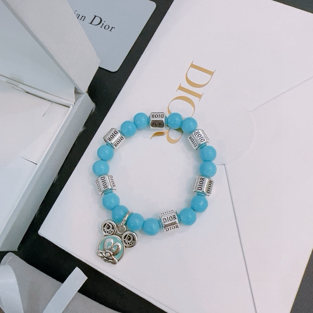 Dior Sterling Silver Vintage-Finish Bracelet