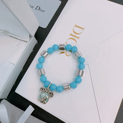 Dior Sterling Silver Vintage-Finish Bracelet