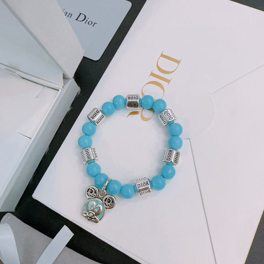 Dior Sterling Silver Vintage-Finish Bracelet