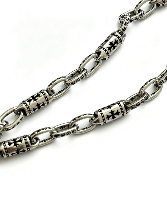 Chrome Hearts Sterling Silver Cross Bracelet