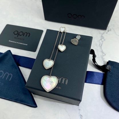 APM Monaco Heart Earrings