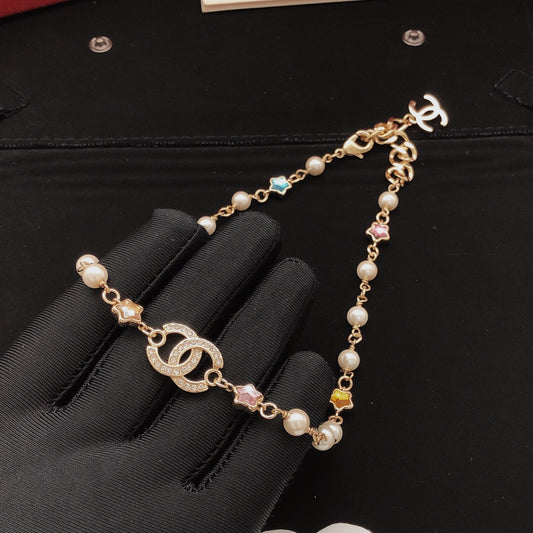 Chanel Brass Star Necklace