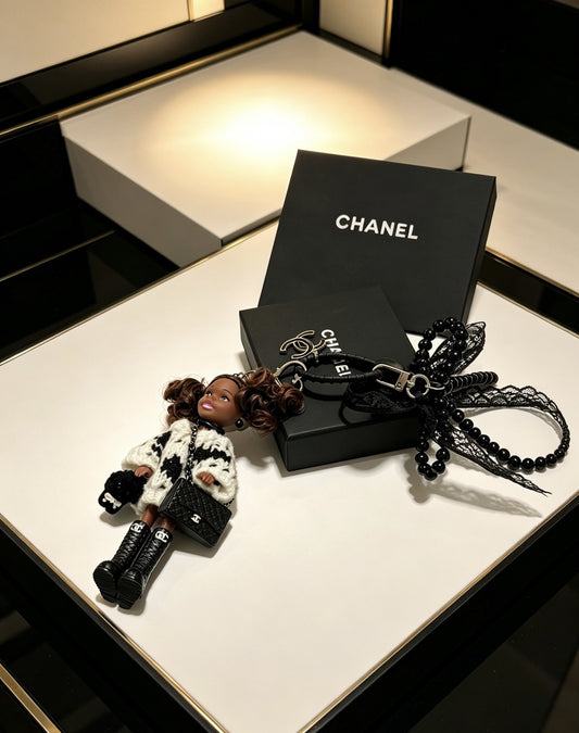 Chanel Vintage-Finish Keychain