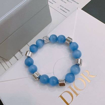 Dior Sterling Silver Vintage-Finish Bracelet
