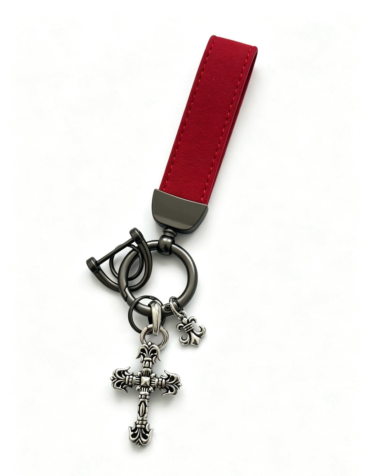 Chrome Hearts Vintage-Finish Keychain