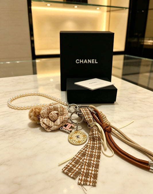 Chanel Vintage-Finish Keychain