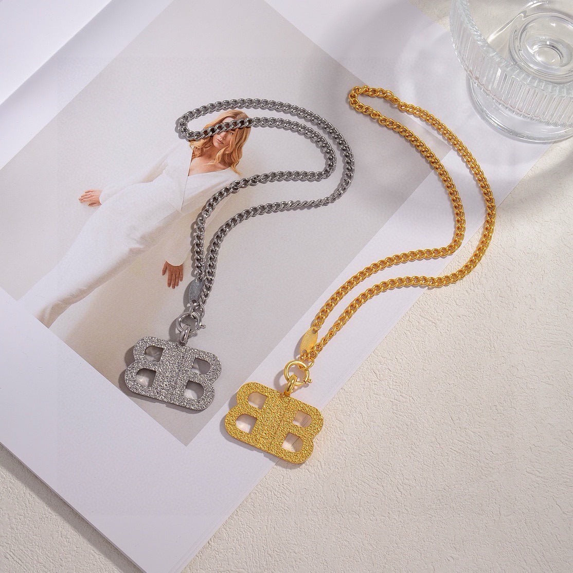 Balenciaga Brass Necklace