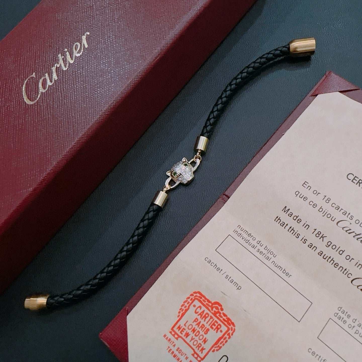 Cartier Leather Bracelet