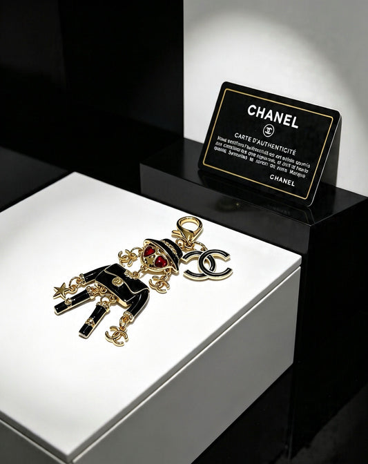 Chanel Vintage-Finish Keychain