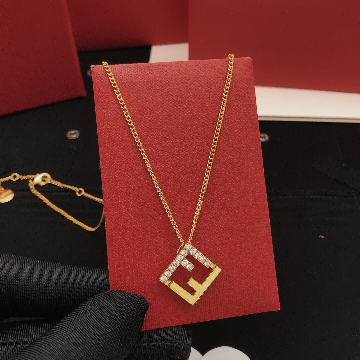 Fendi Brass Necklace