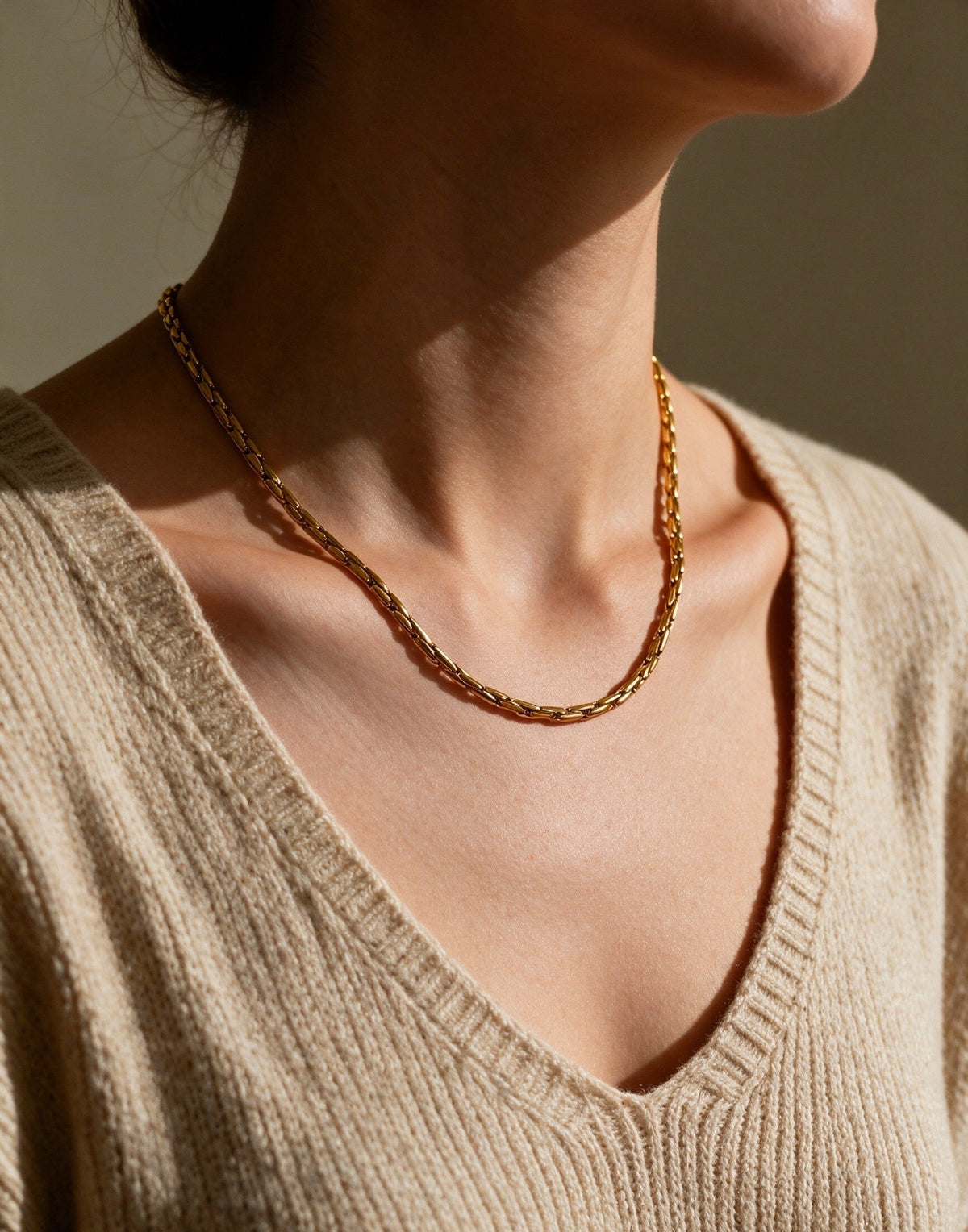 Dior Sterling Silver Chain Necklace