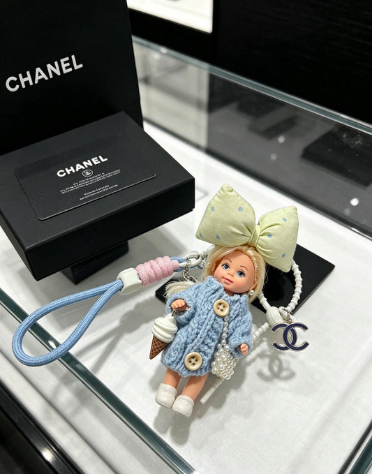 Chanel Vintage-Finish Keychain