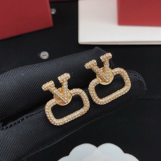 Valentino Logo Earrings