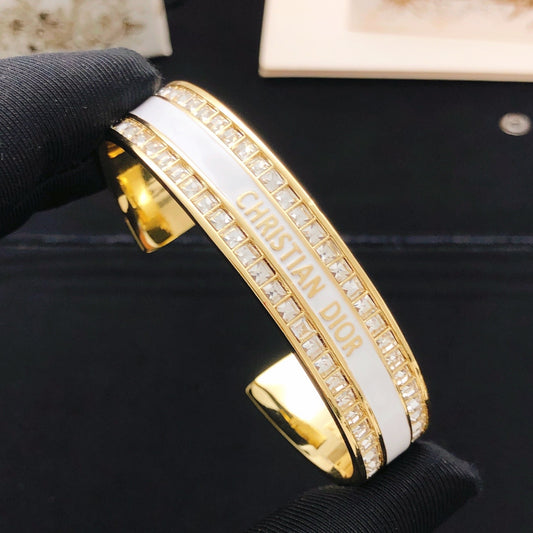 Dior White Brass Bracelet