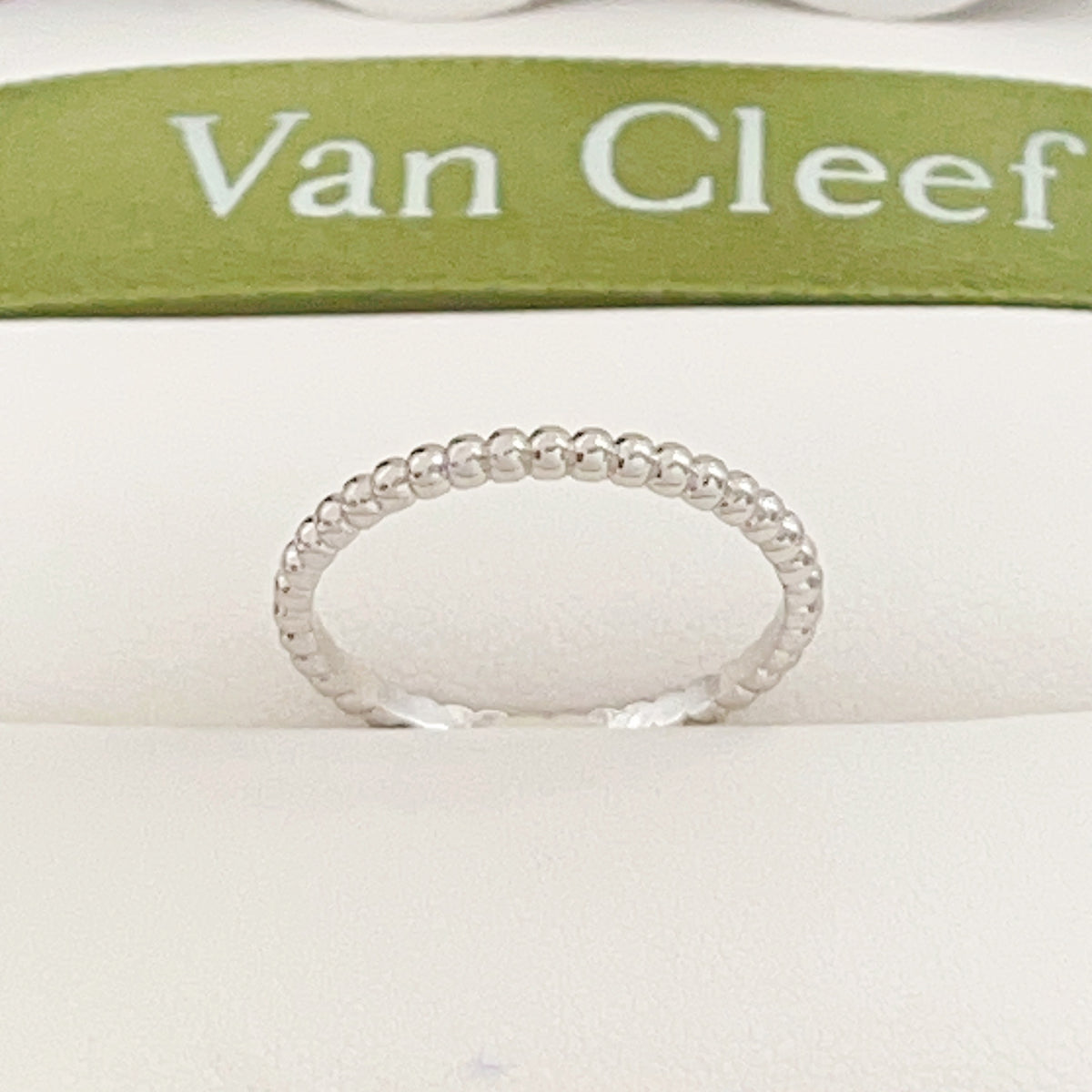 Van Cleef & Arpels Silver Brass Clover Ring