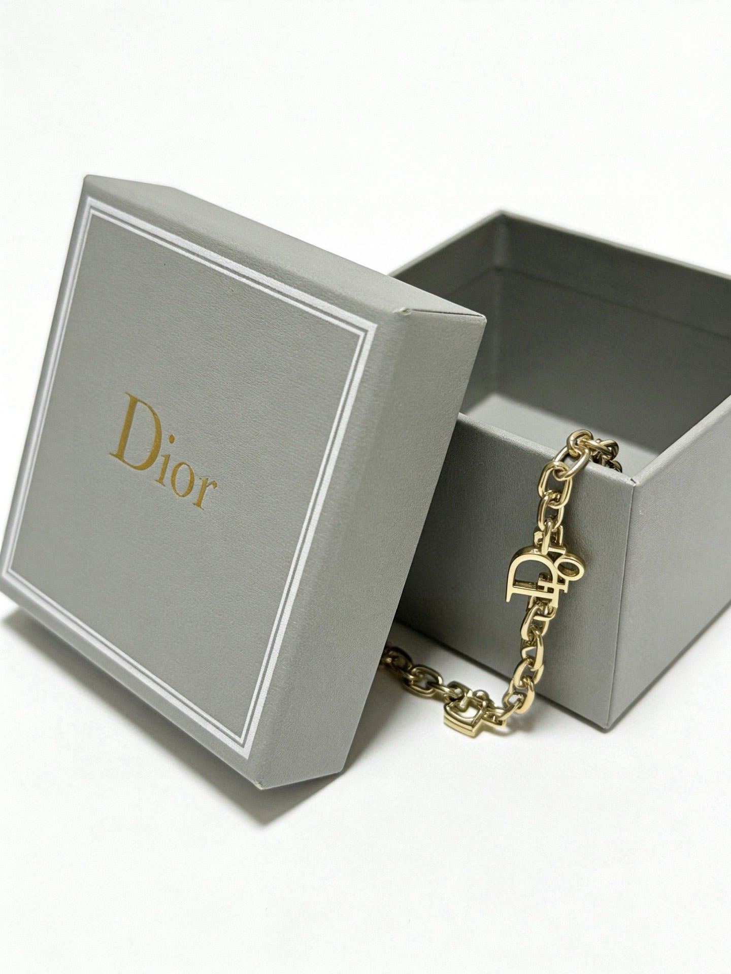 Dior Sterling Silver Chain Bracelet