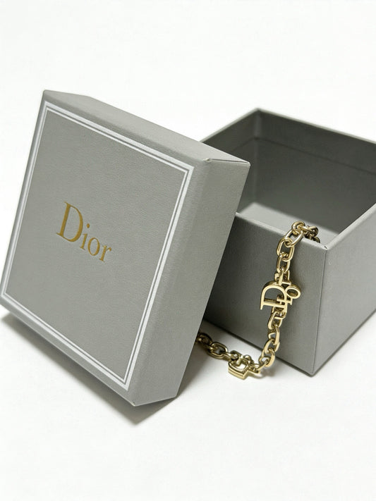 Dior Sterling Silver Chain Bracelet