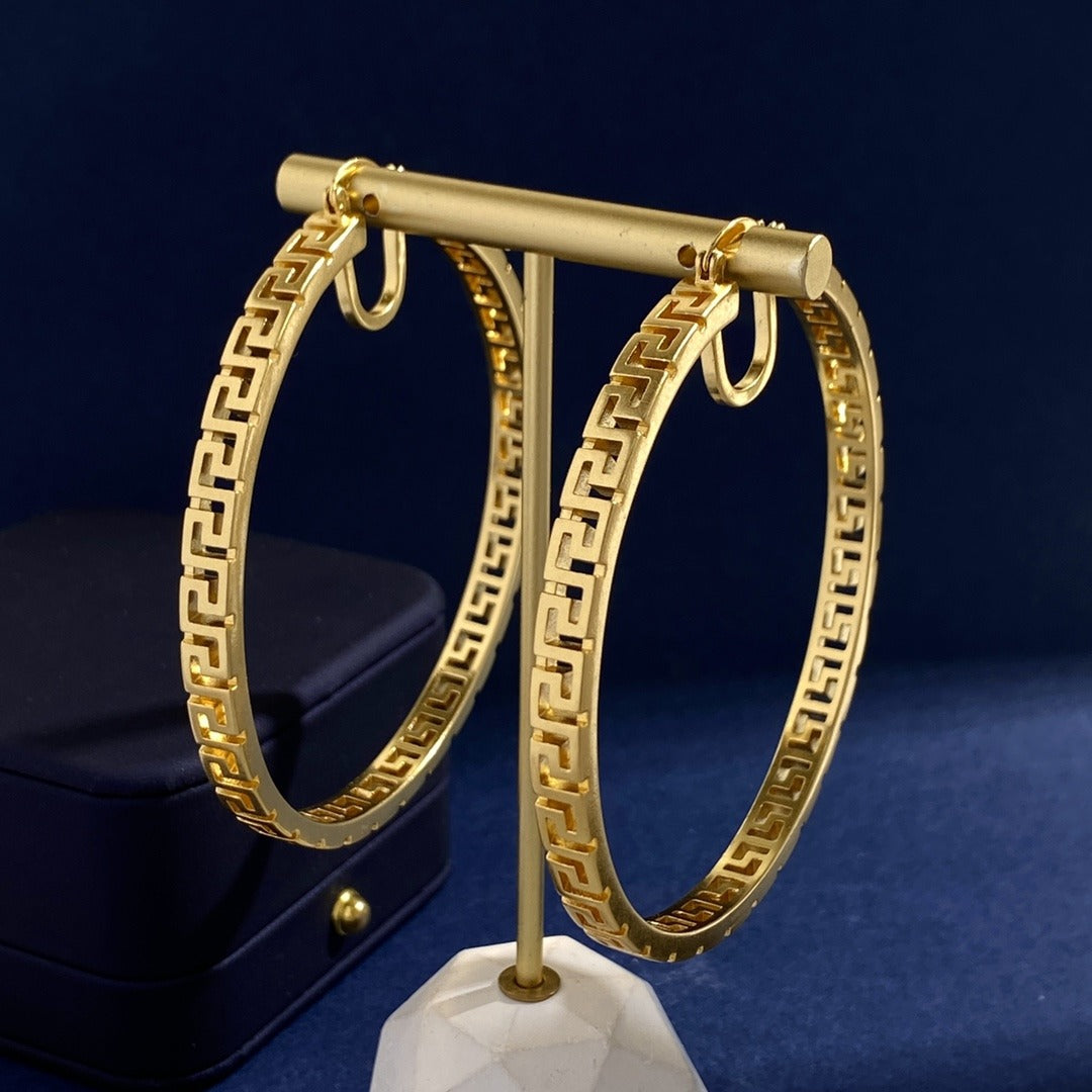 Versace Brass Earrings