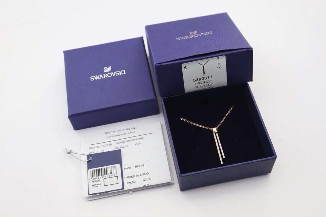 Swarovski Gold Crystal Necklace