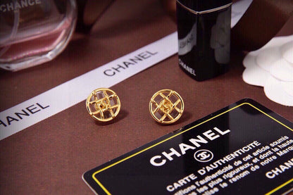 Chanel Openwork Earrings