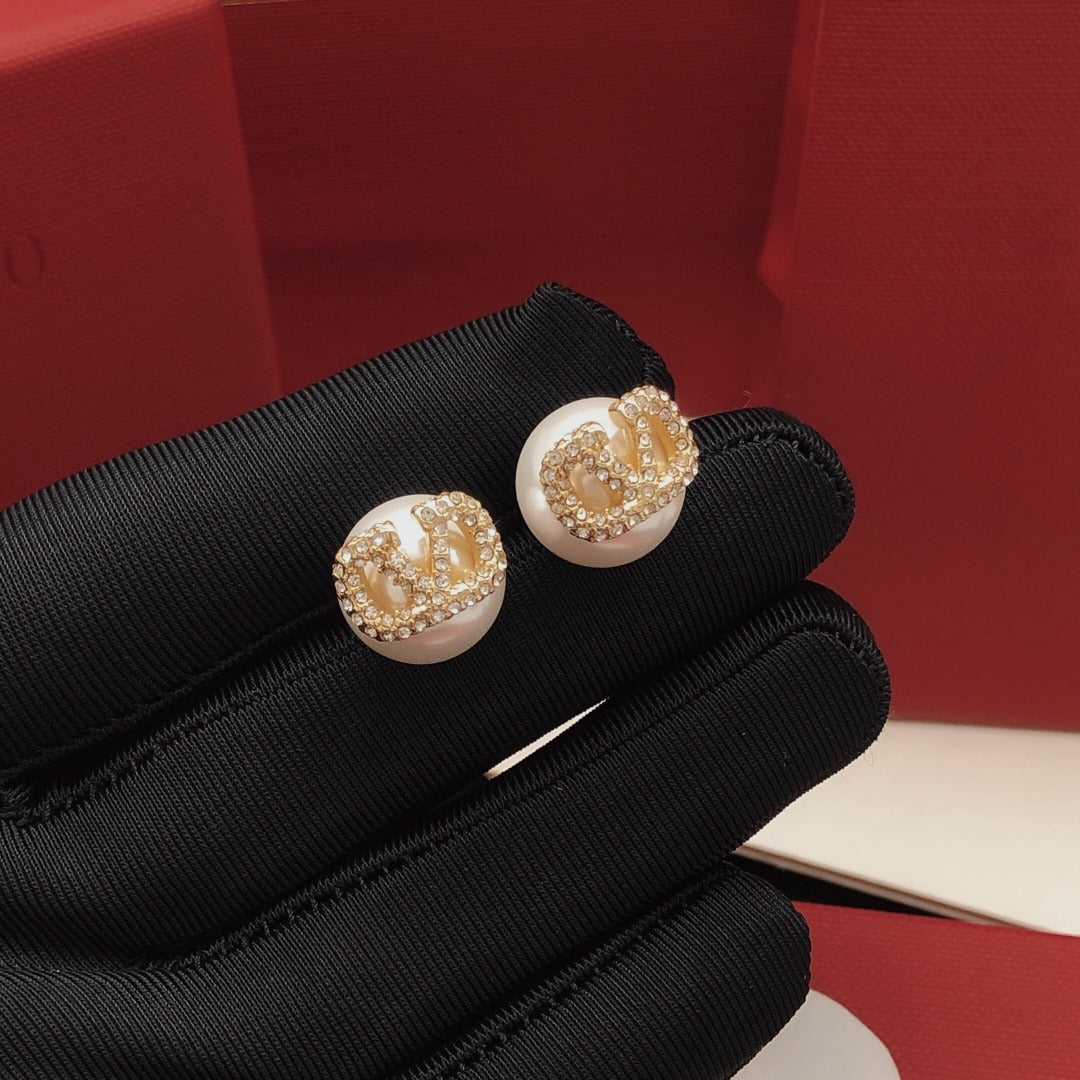 Valentino Pearl Earrings