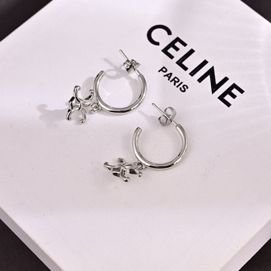 Celine Brass Earrings
