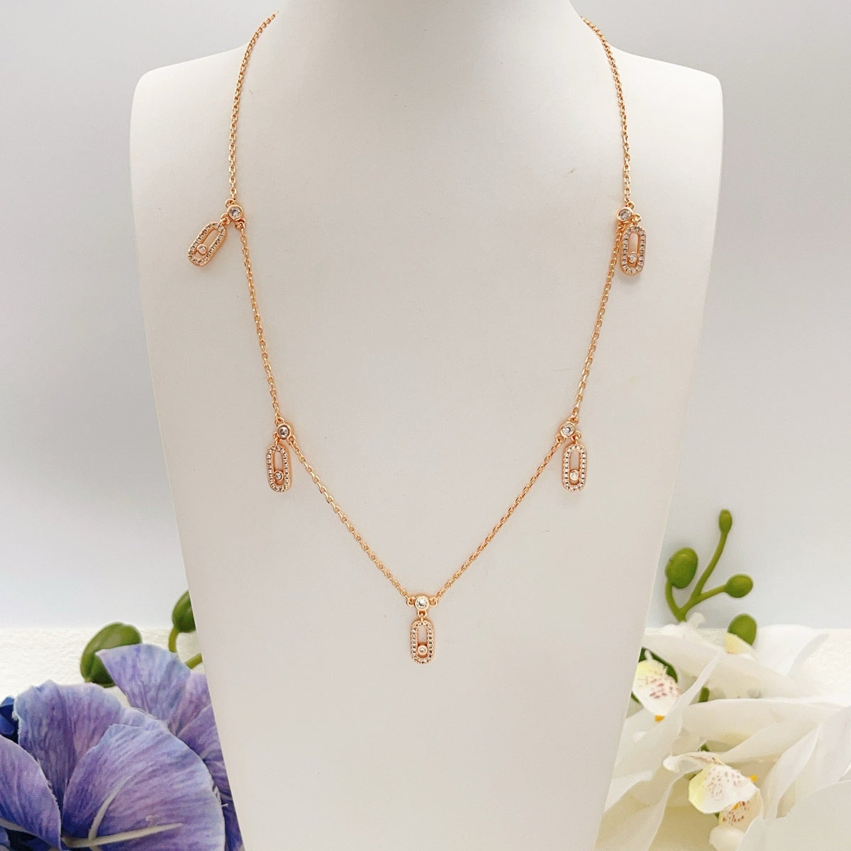 Messika Brass Tassel Necklace