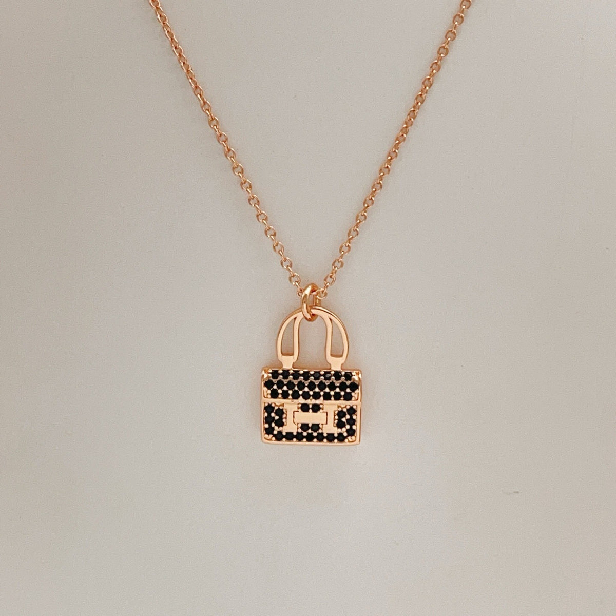 Hermes Brass Necklace