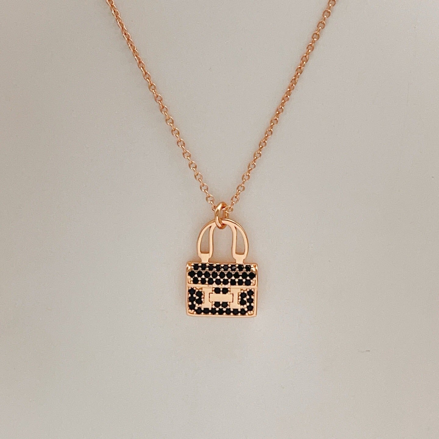 Hermes Brass Necklace