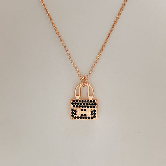Hermes Brass Necklace