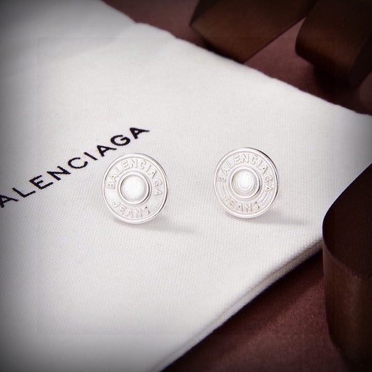 Balenciaga Brass Earrings
