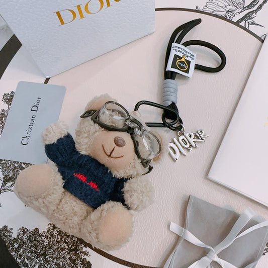 Dior Vintage-Finish Keychain