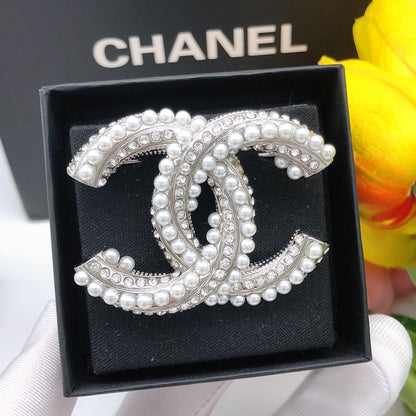 Chanel Silver Brooch