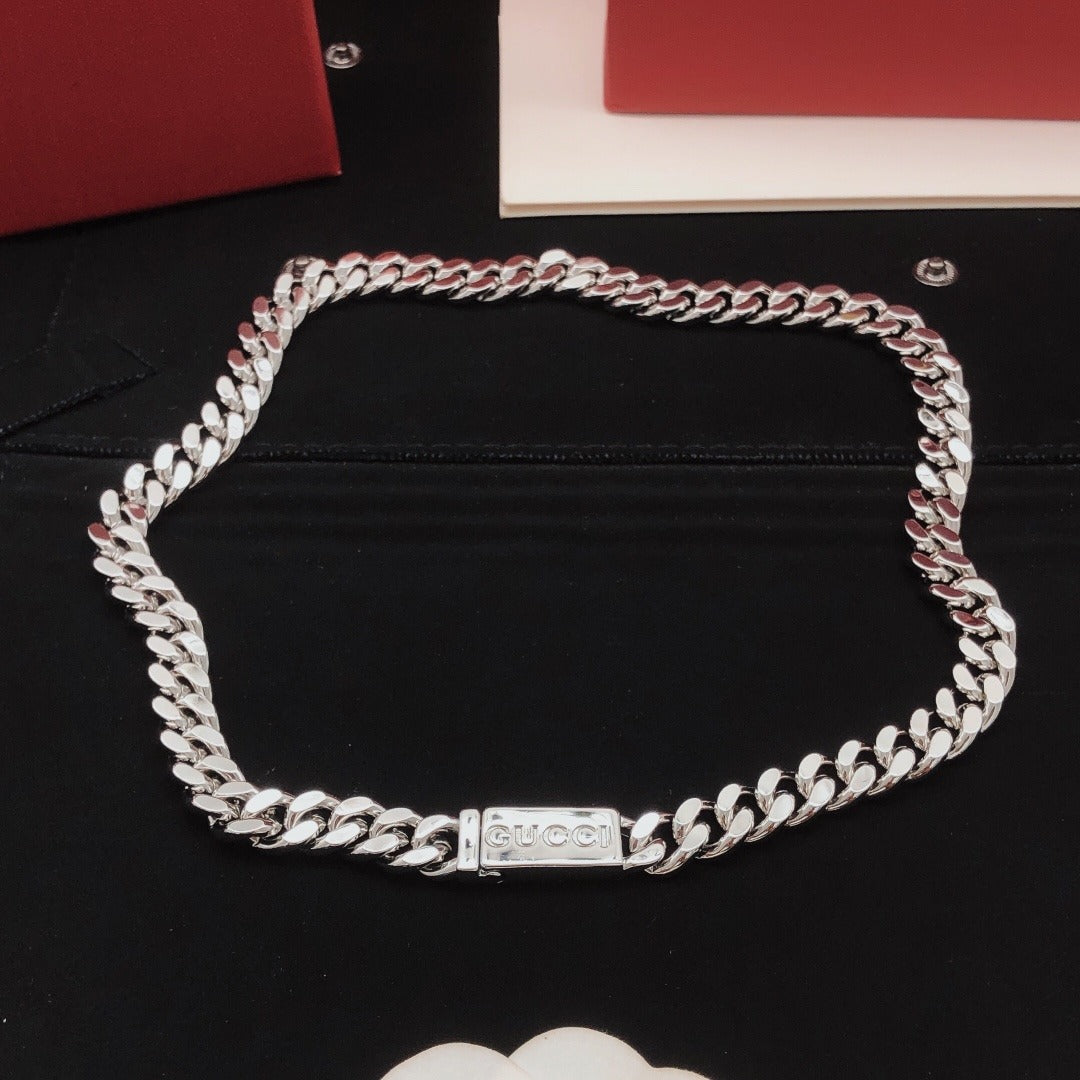 Gucci Silver Brass Necklace