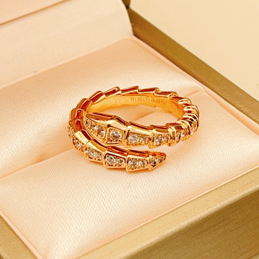 Bvlgari Brass Serpent Ring