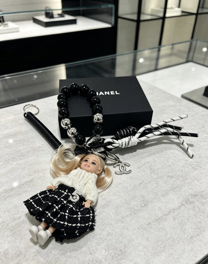 Chanel Vintage-Finish Keychain