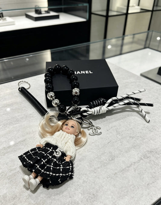 Chanel Vintage-Finish Keychain