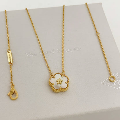 Van Cleef & Arpels Gold Brass Necklace