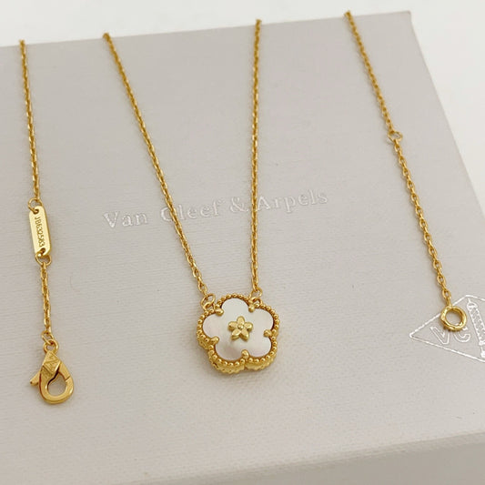 Van Cleef & Arpels Gold Brass Necklace