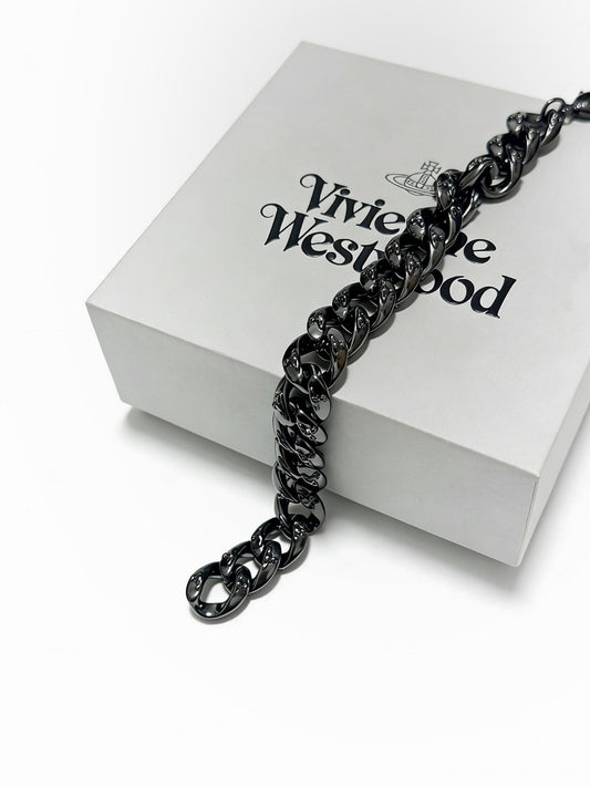 Vivienne Westwood Sterling Silver Vintage-Finish Bracelet