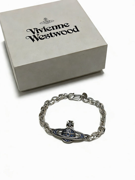 Vivienne Westwood Sterling Silver Vintage-Finish Bracelet