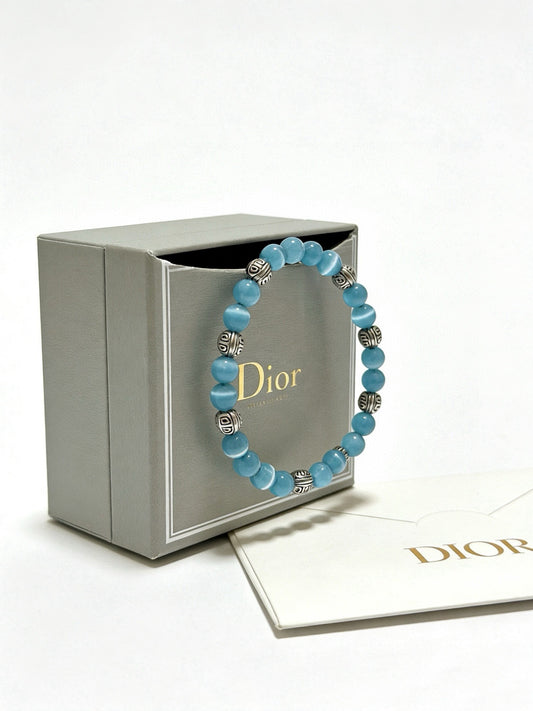 Dior Sterling Silver Vintage-Finish Bracelet
