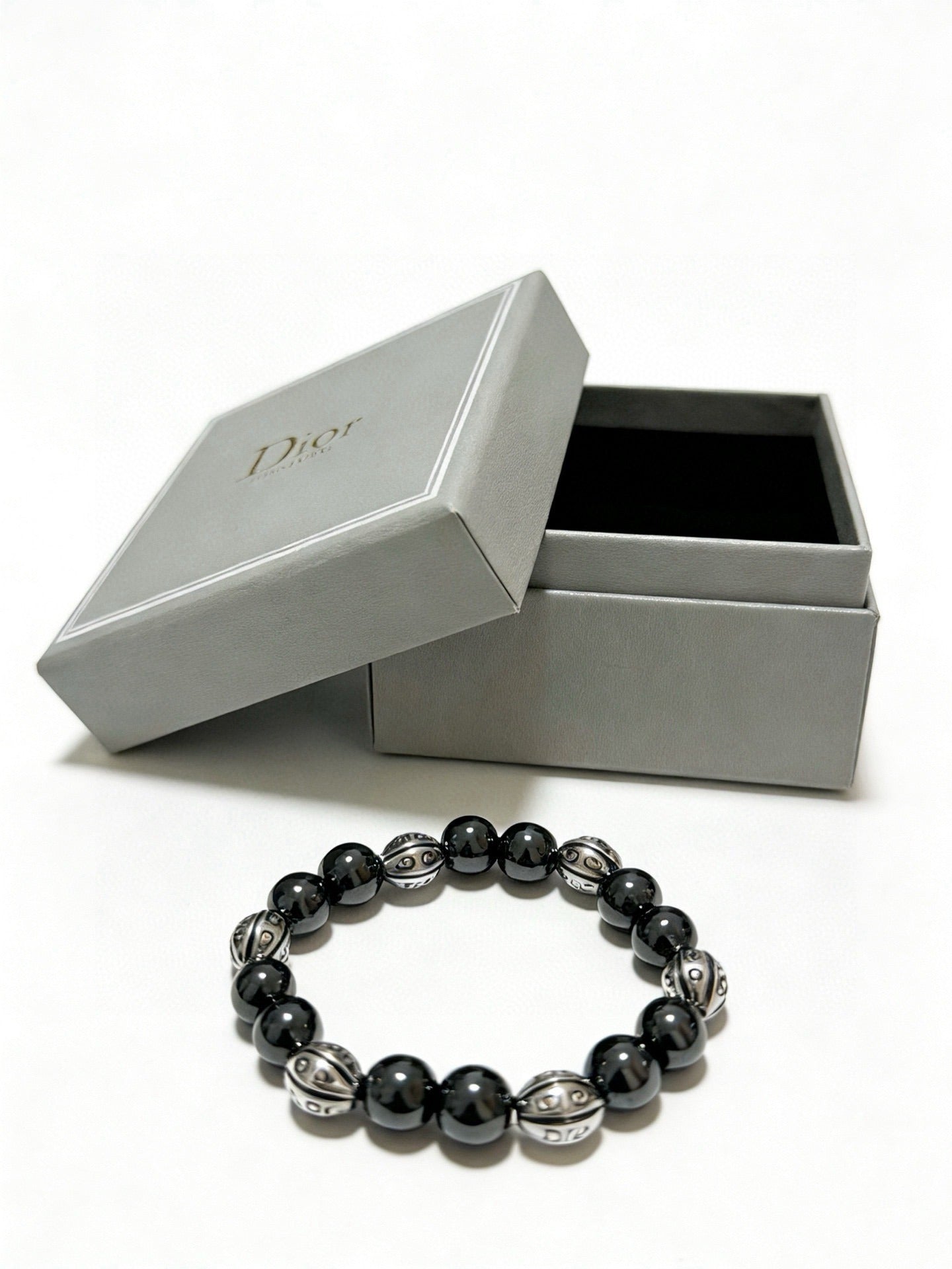 Dior Sterling Silver Vintage-Finish Bracelet