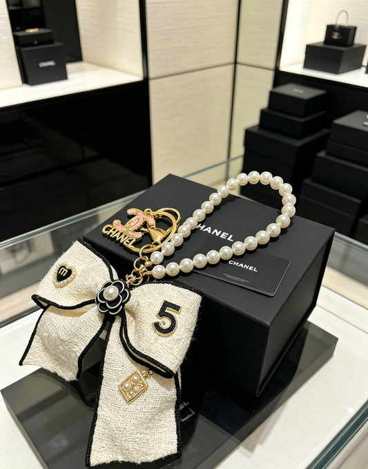 Chanel Vintage-Finish Keychain