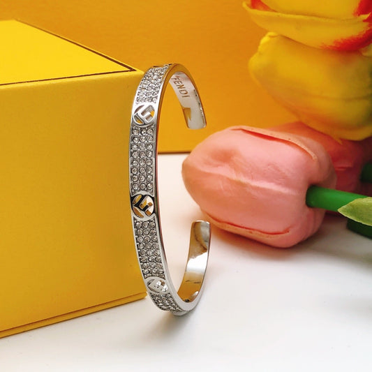 Fendi Pave Bracelet