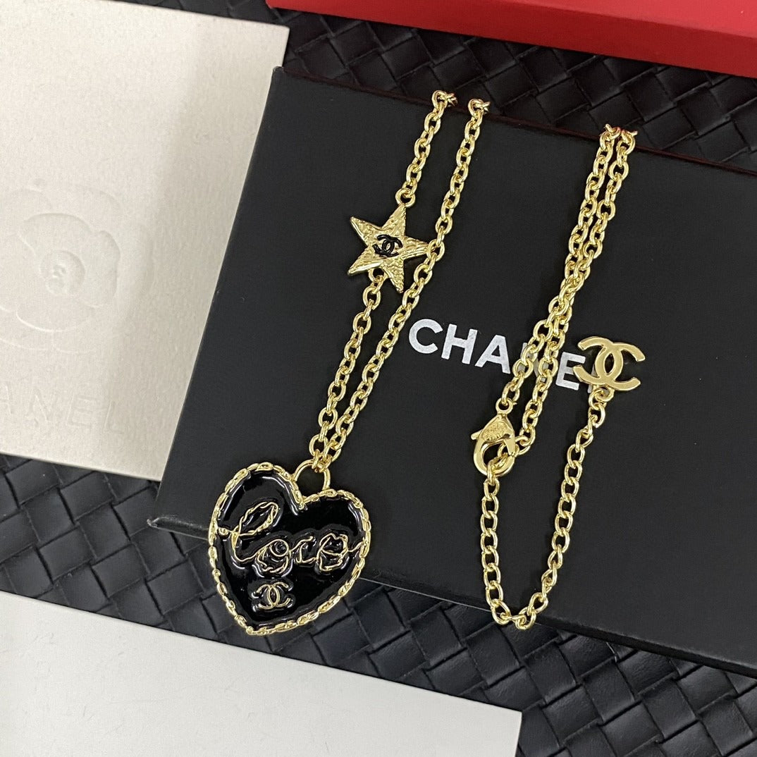 Chanel Logo Necklace